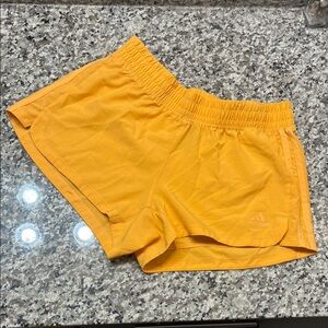 Adidas Vibrant Orange Running Shorts